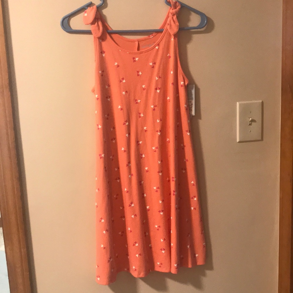 New with tags Cat and jack dress size 10/12 peach